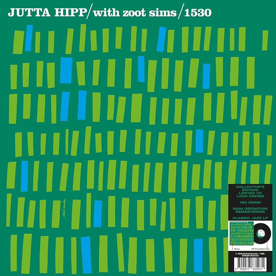 Jutta Hipp With Zoot Sims / UA青白レーベル JUTTA HIPP - Jutta Hipp - Jutta Hipp with Zoot Sims LP (Blue Note